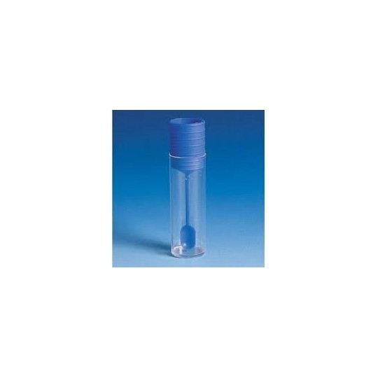 Frasco de 18 mL (não-estéril e com espátula)